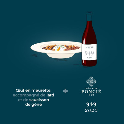 Idée d'accord met et vin du Beaujolais